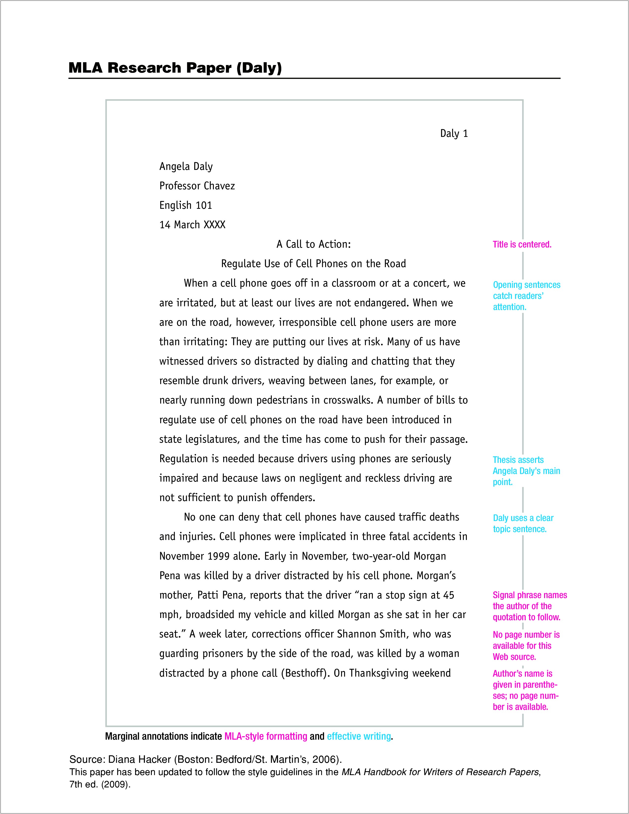 Word Cover Page Template For Mla