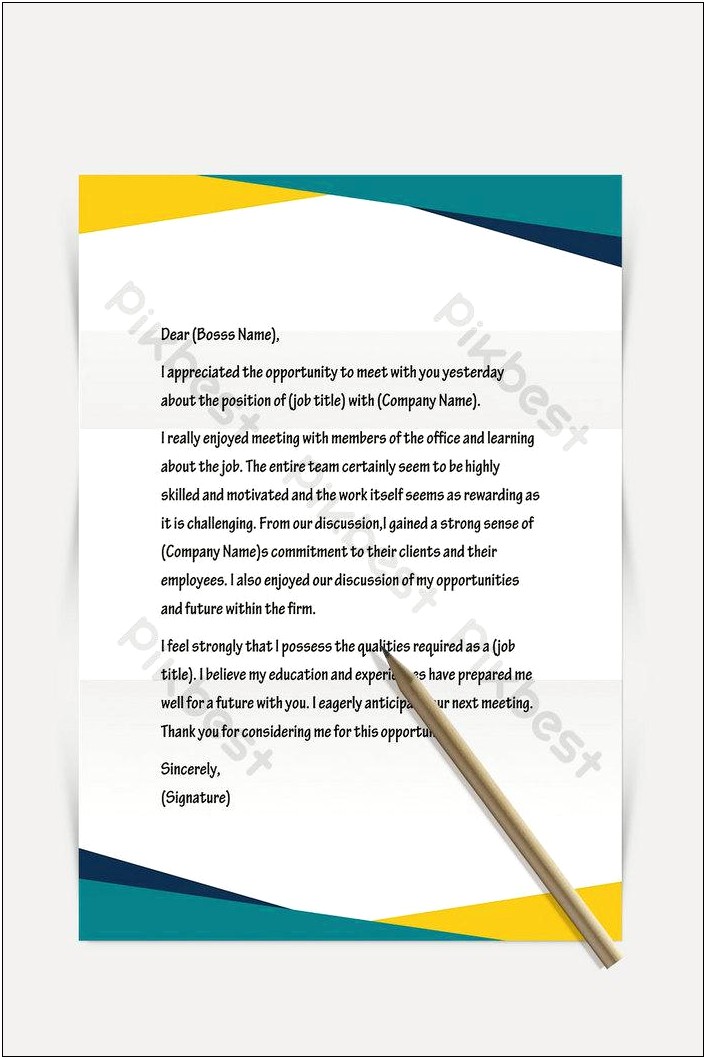 Word Document Template For Business Letter
