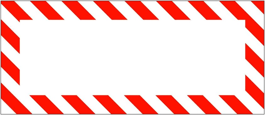 Word Red And White Border Template