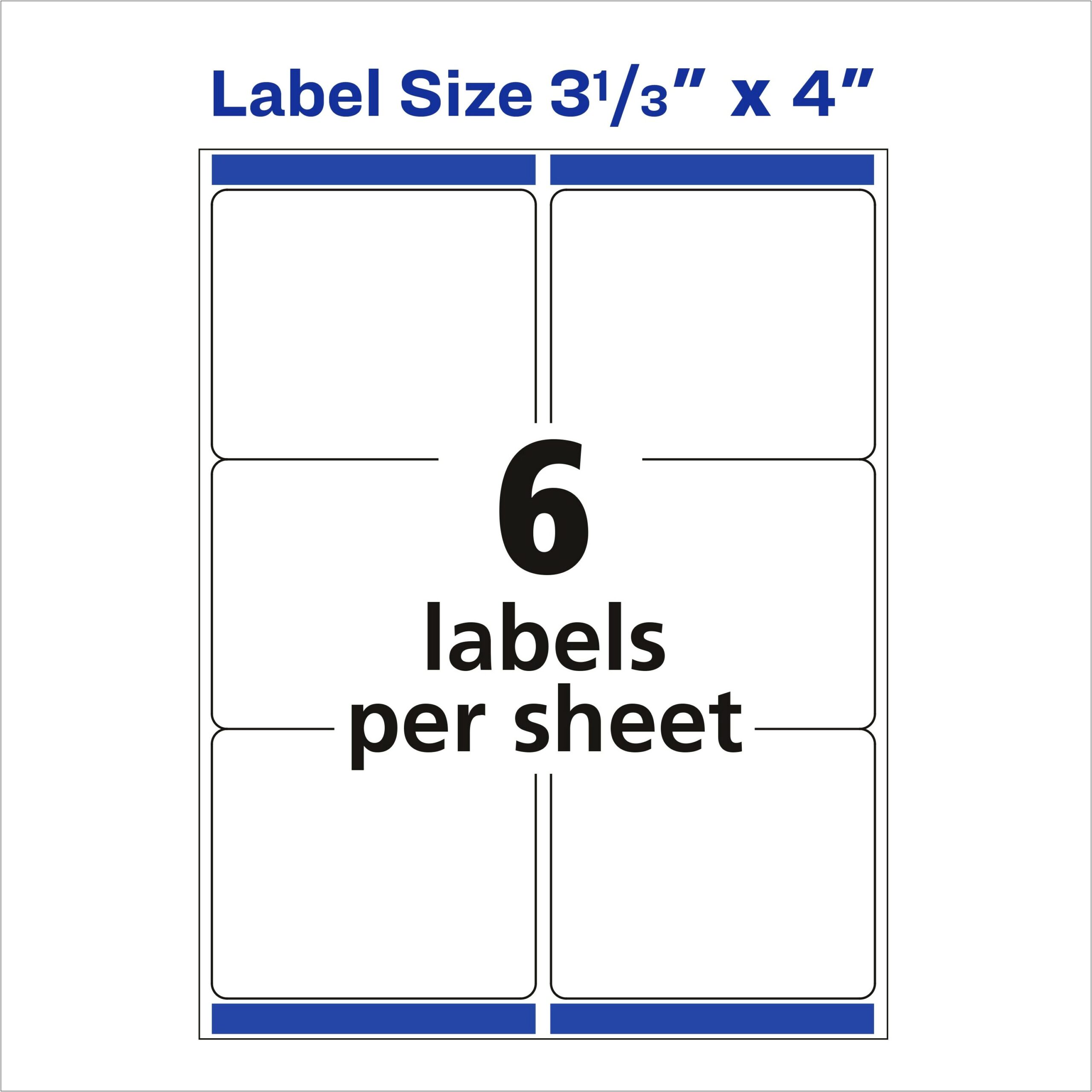 Word Shipping Label Template 4x5.25