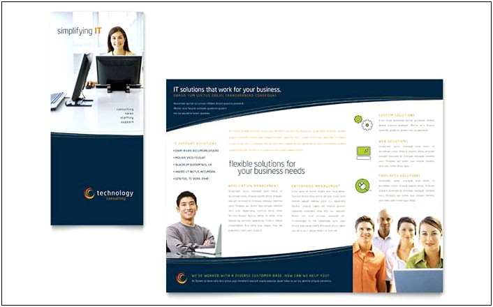 Word Template For 3 Fold Brochure