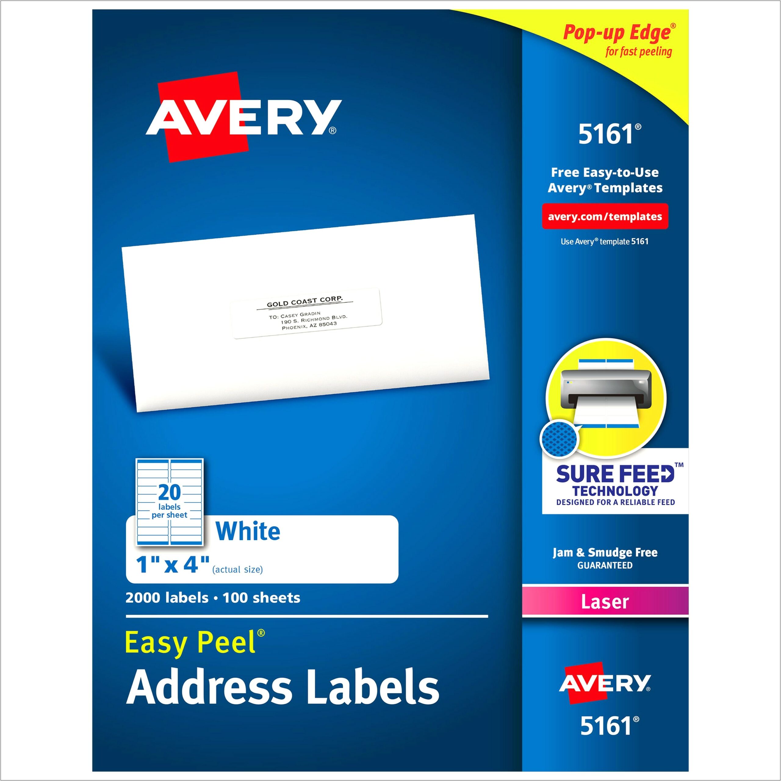Word Template For Avery 5263 Labels