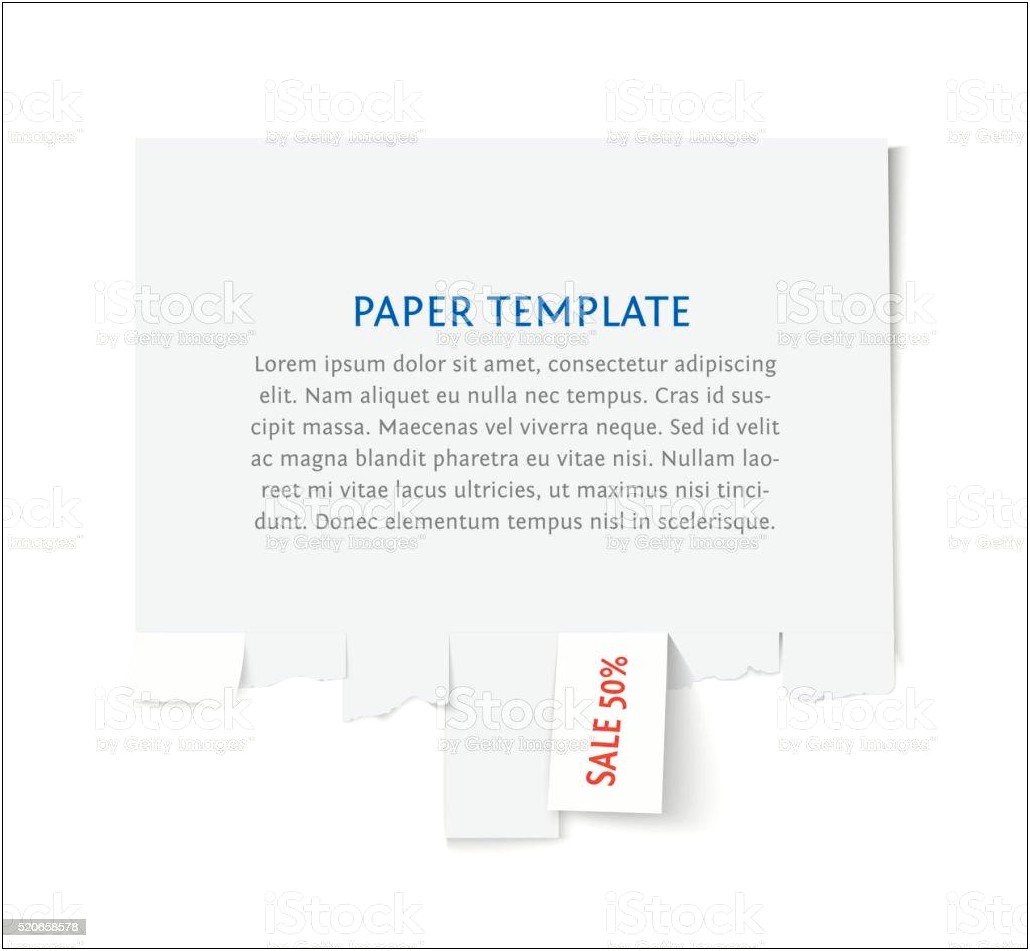 Word Template For Tear Off Flyer