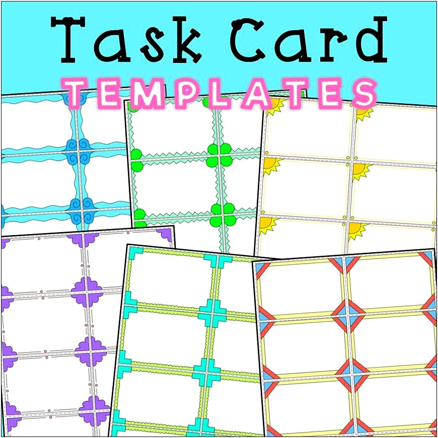 Word Templates 8 By 11 Card