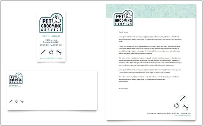 Word Templates For Flyers Pet Grooming