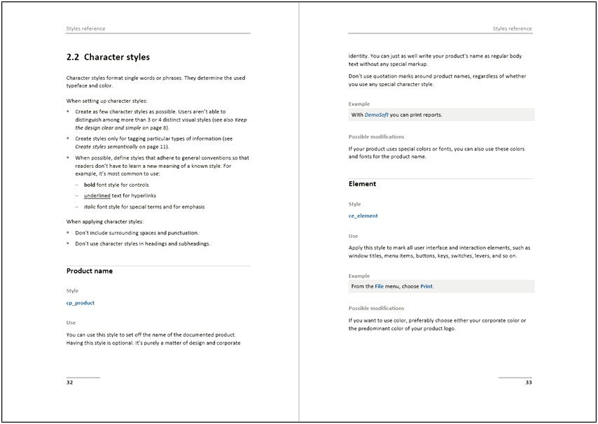 Word Templates For Good Product User Manual