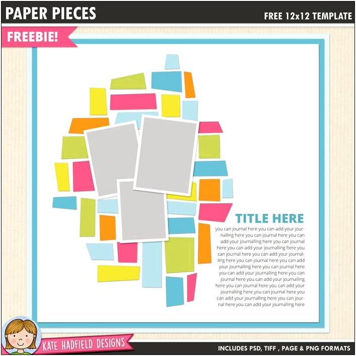 Word Templates For Scrapbook Picture Layouts