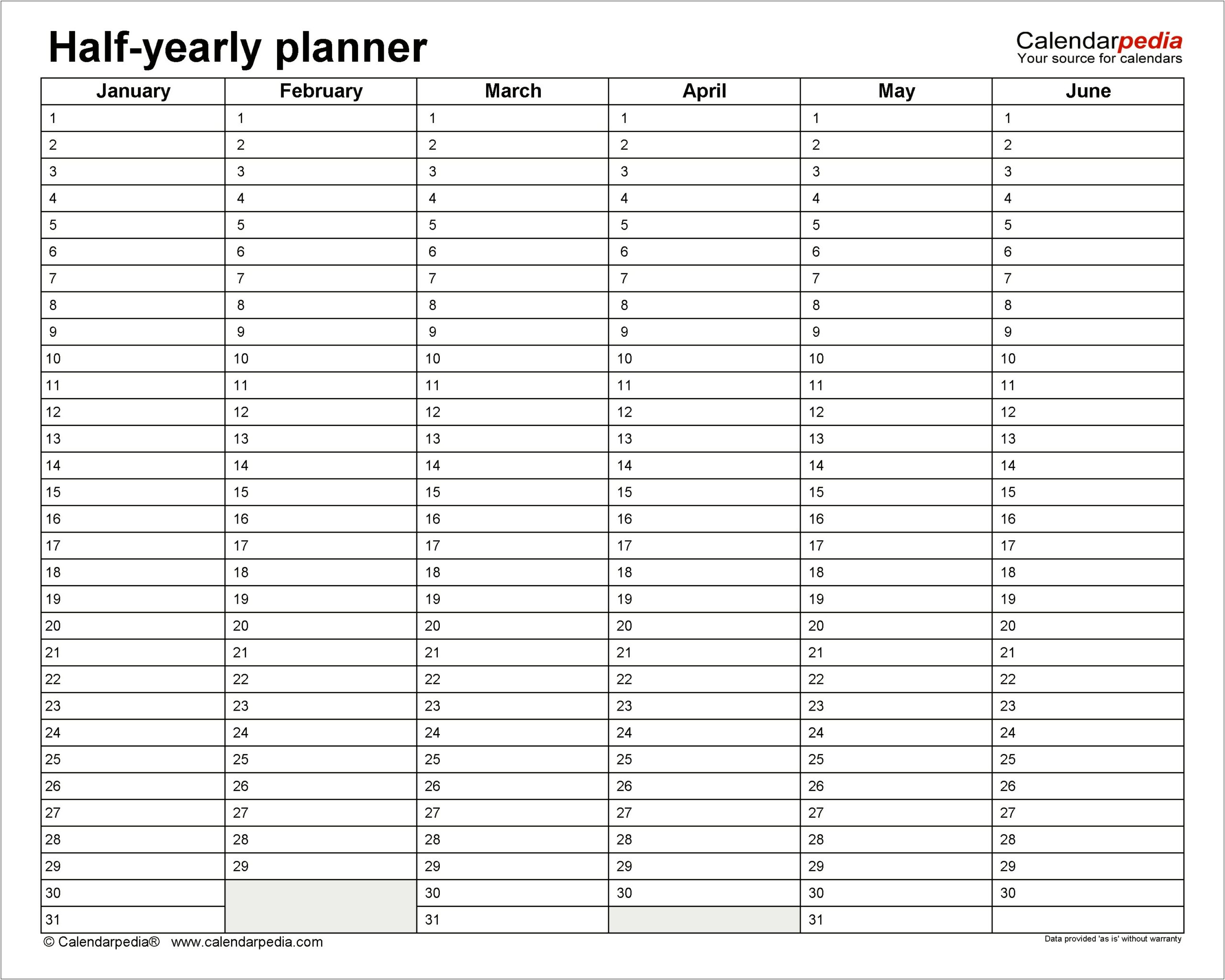 Word Templates That Split Up Half The Page