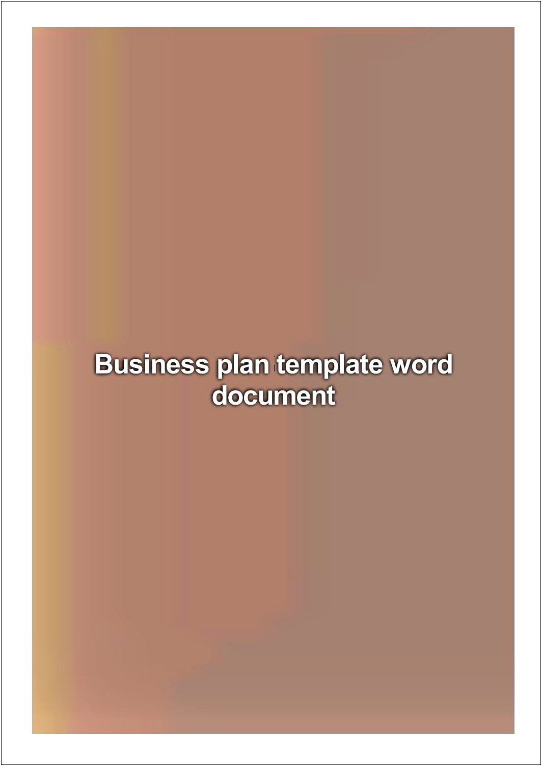 Word Workbook Template Brown And Grey