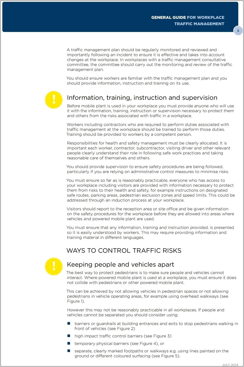 Workplace Traffic Management Plan Template Uk