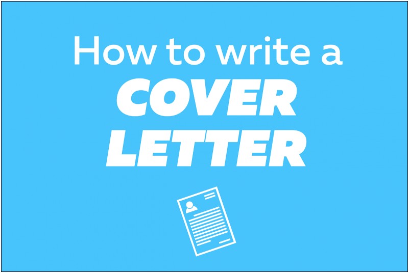 Writing A Good Cover Letter Template