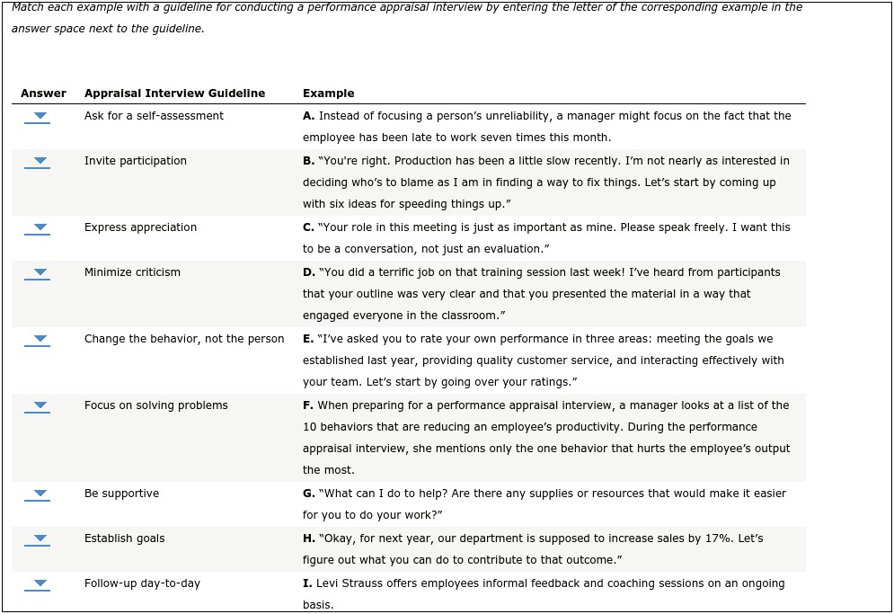 Writing A Letter Interview Test Template