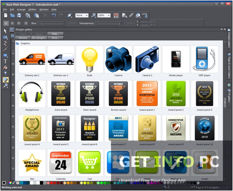 Xara Web Designer Free Templates Download