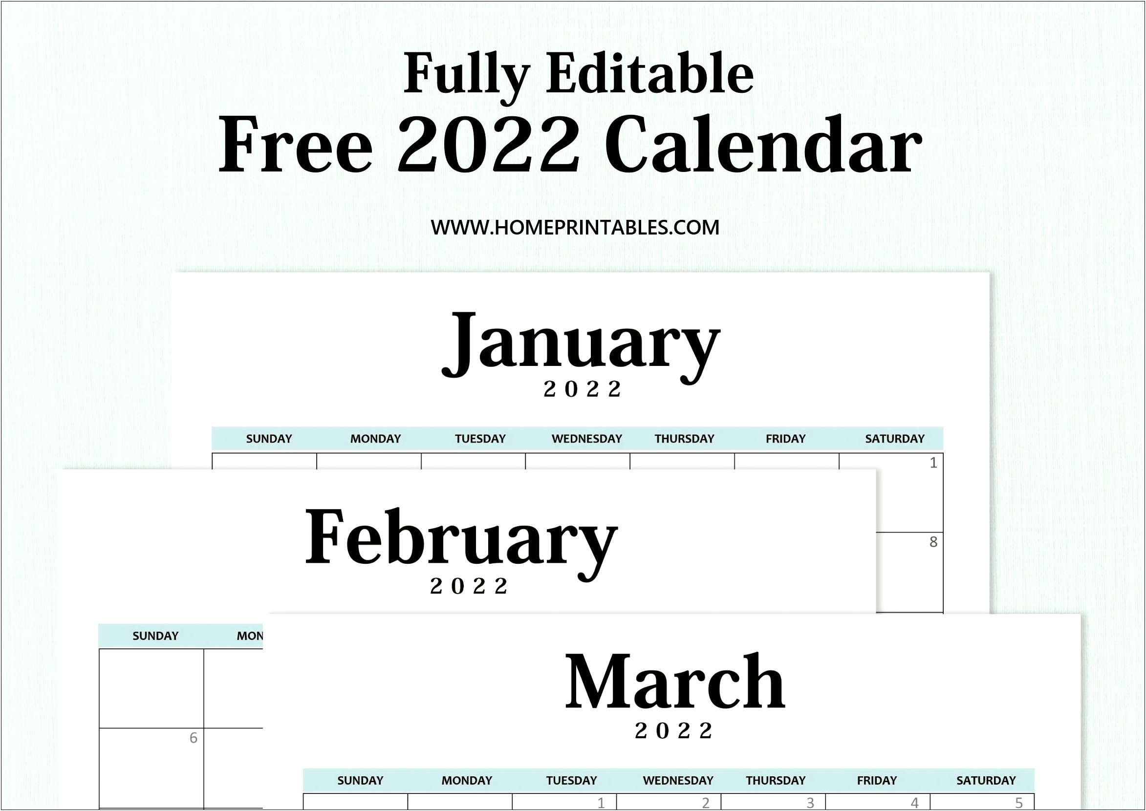 Year At A Glance Template Word