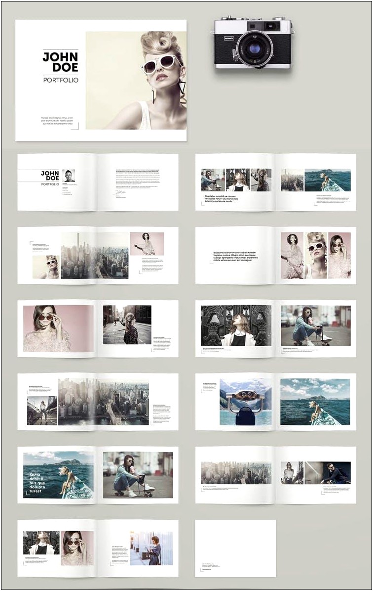 Yearbook Template Indesign Download Zip Creativemarket Rapidfire