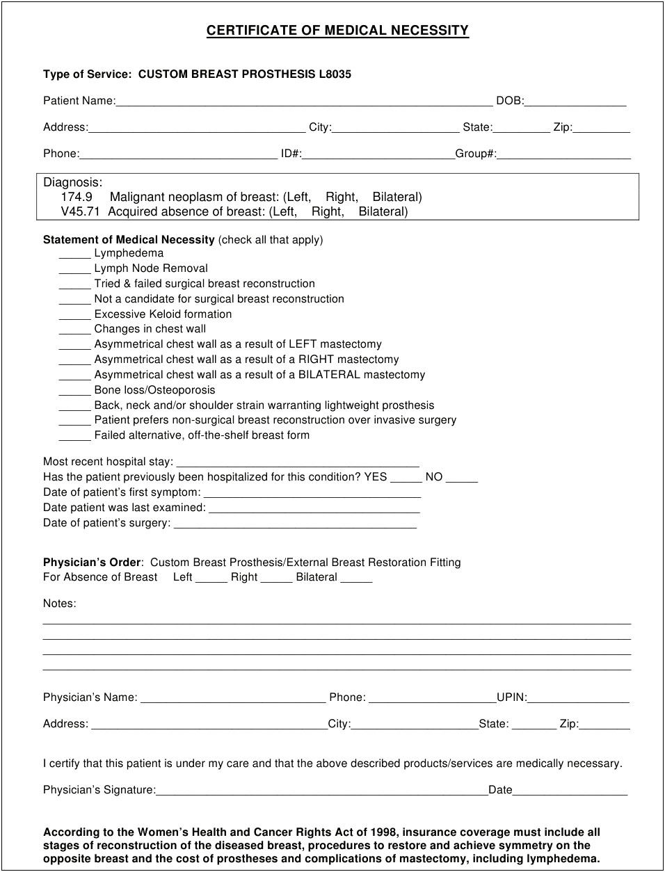 Zippie Wheelchair Letter Of Medical Necessity Template